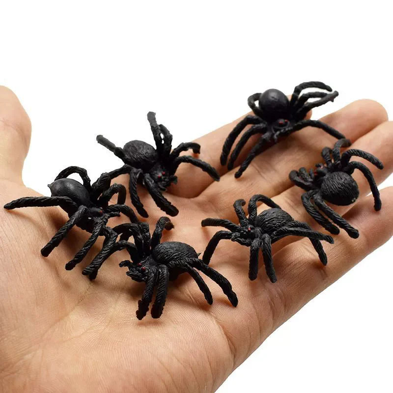 12 48pcs Halloween Simulation Bug Cockroach Spider Centipede Scorpion Plastics