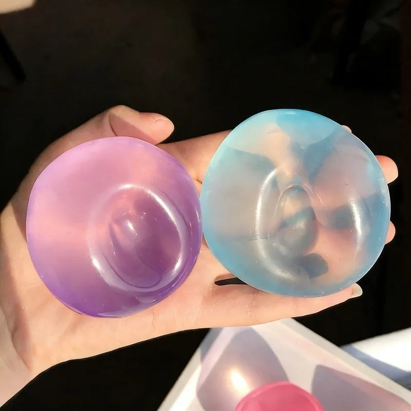 Transparent Mochi Squishy Fidget Slow Rise