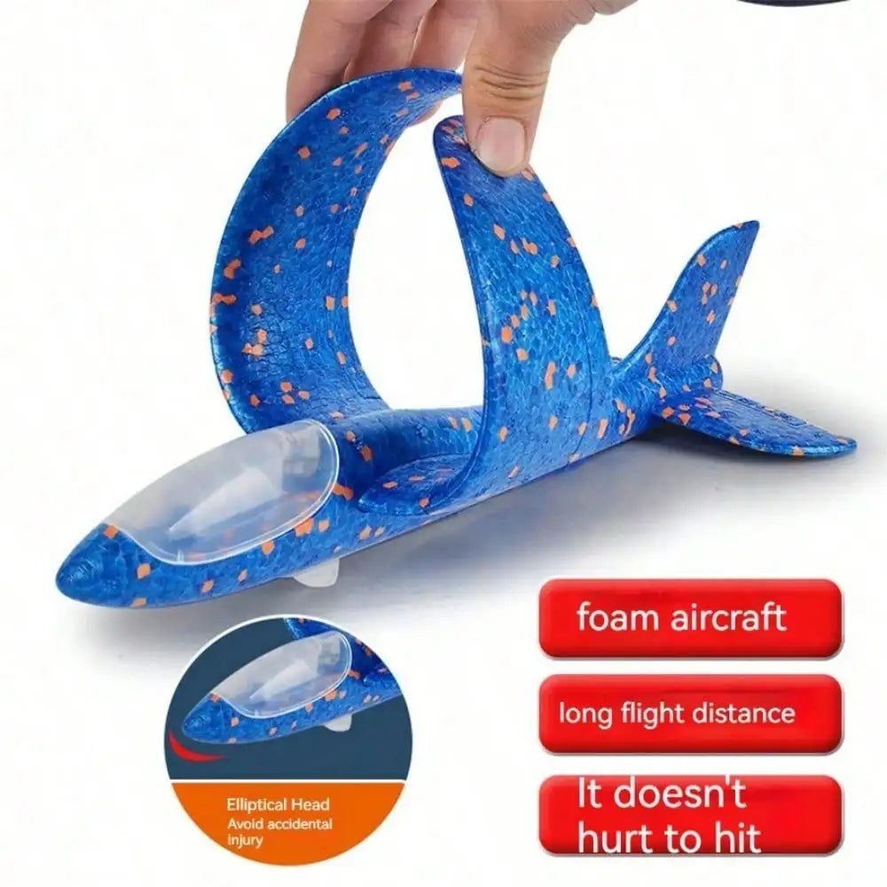 Kids Catapult Planes Foam Gliders Outdoor Toy