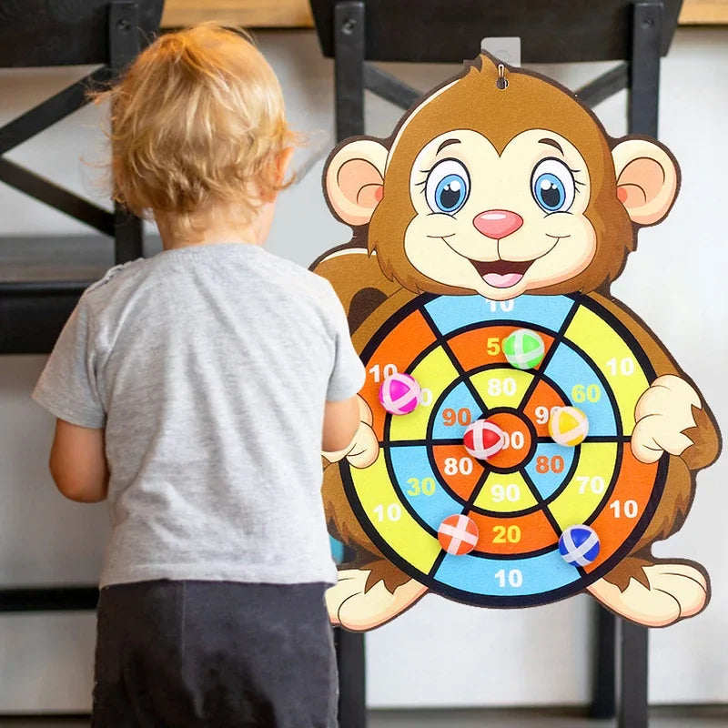 Educational Dart Board Game Sticky Ball