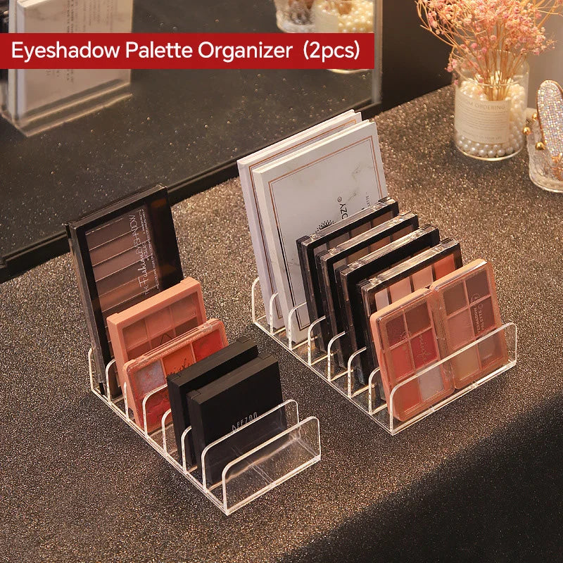 7 Compartment Makeup Organizer Desktop Eye Shadow