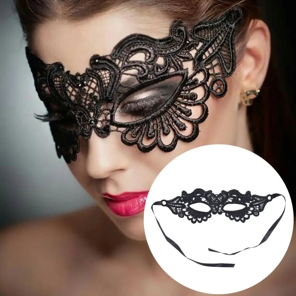 Mordarli Masquerade Mask Women Lace Eye Mask Halloween Costume Party Masquerade