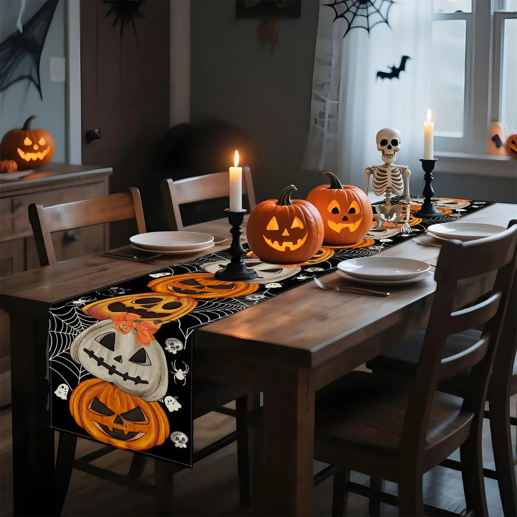 1Pcs Bohemian Halloween Theme Table Runner Decoration