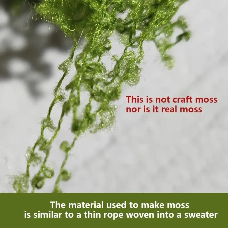 about 20g Artificial Green Plants Polyester Moss Grass Home Living Room Garden