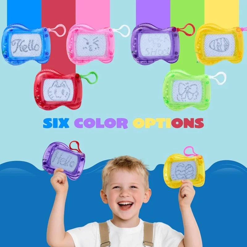 12 Pcs Mini Magnetic Drawing Board Erasable Set