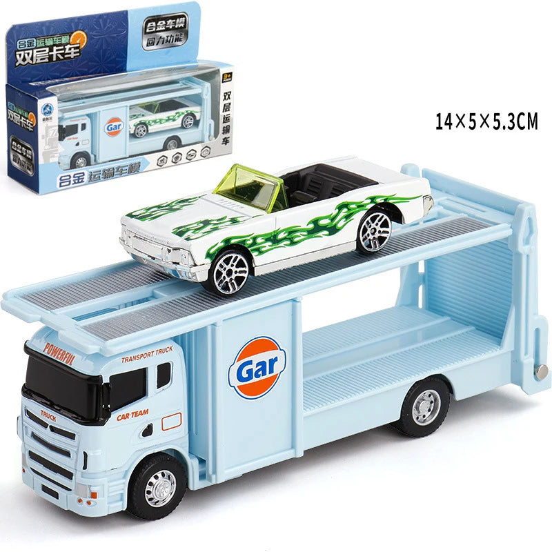 1:64 Scania Container Truck American Container Truck Alloy Diecast Model Car