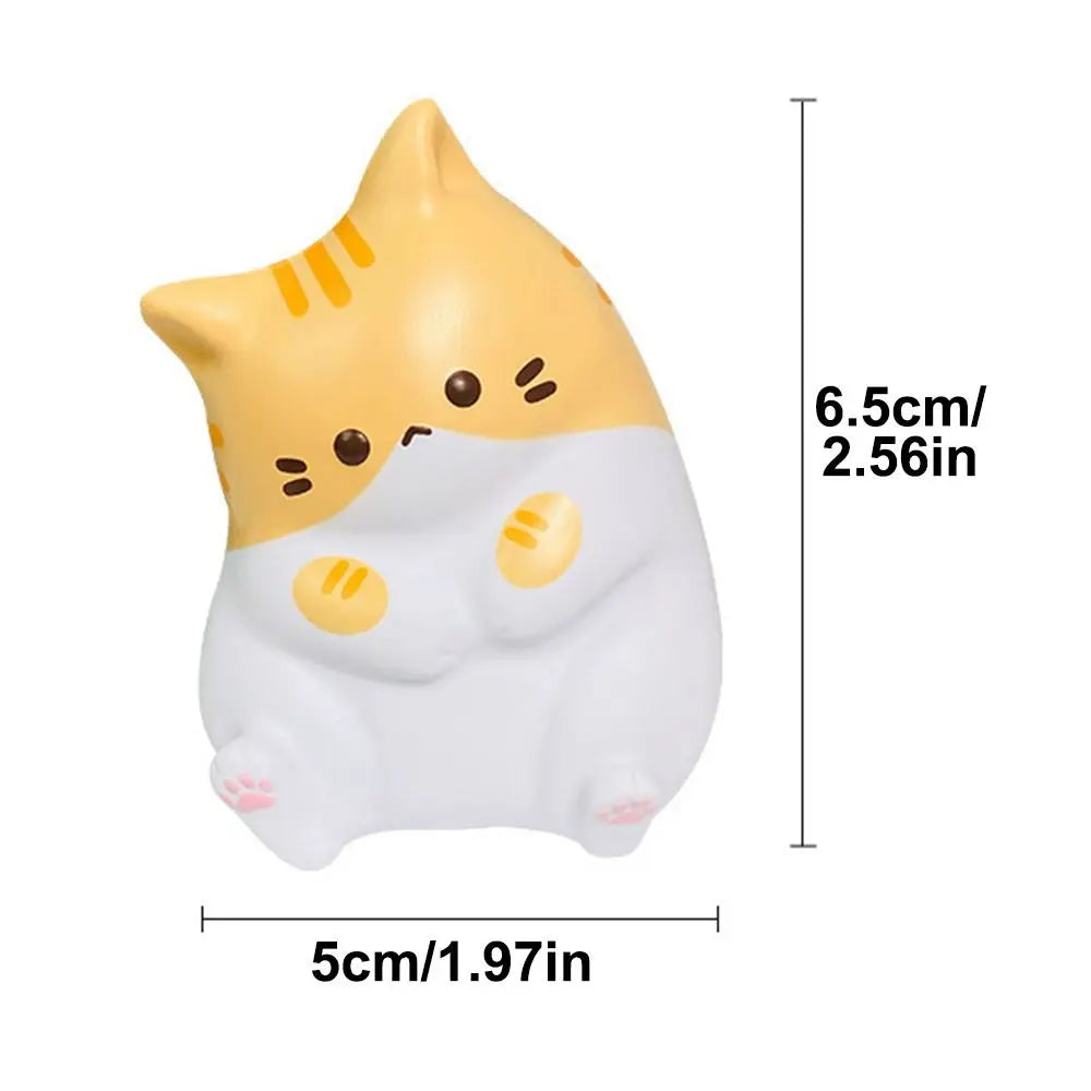 Cat Stress Relief Squishy Toy PU Slow Rise