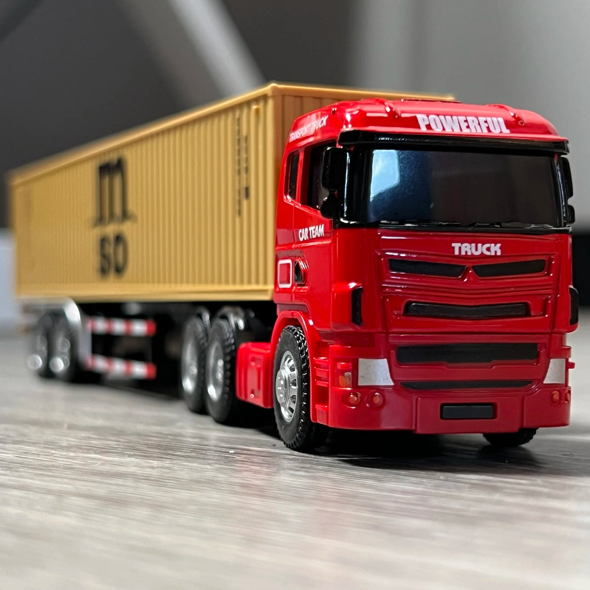 1:64 Scania Container Truck American Container Truck Alloy Diecast Model Car