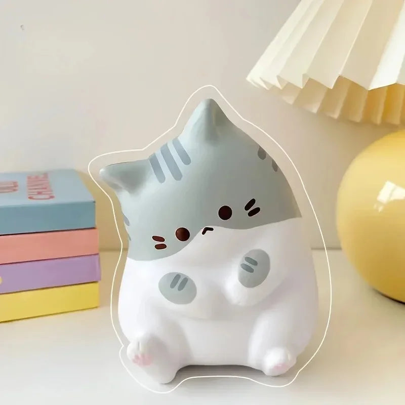 Adorable Cat Squeeze Toy Soft PU Rebound