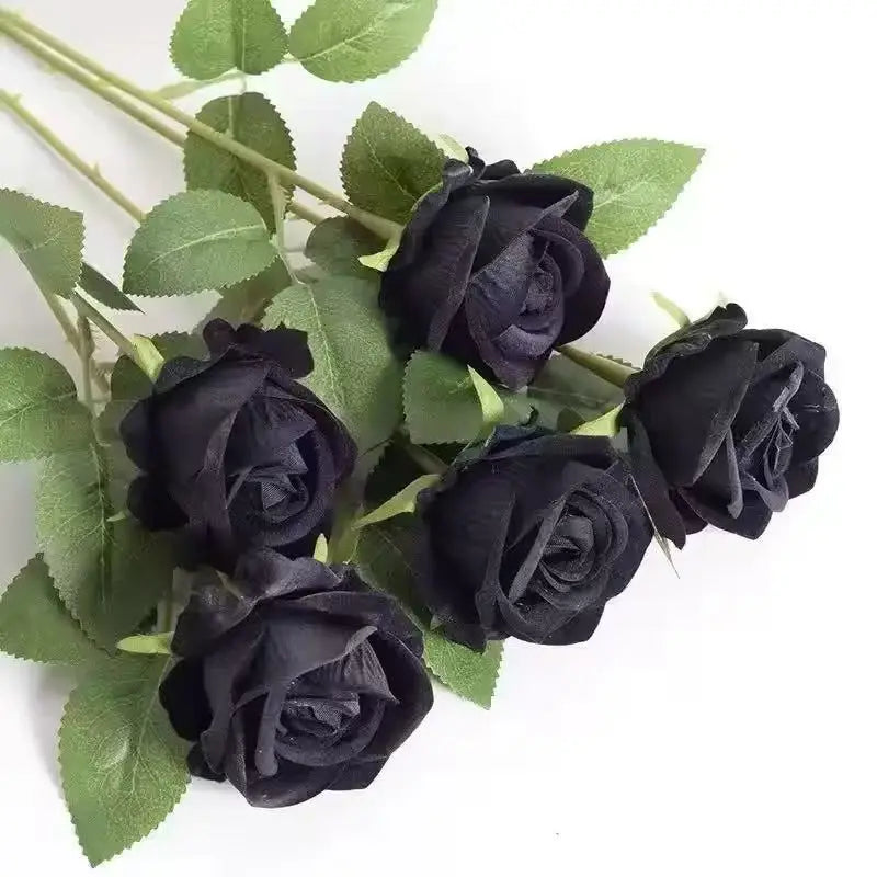1 5 10 20pcs Roses Artificial Flowers Rose Flower Branch Realistic Fake
