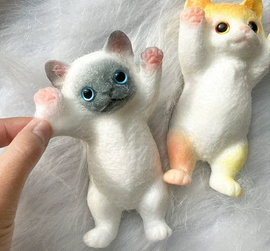 Simulated Cat Pinching Stress Relief Toy DIY