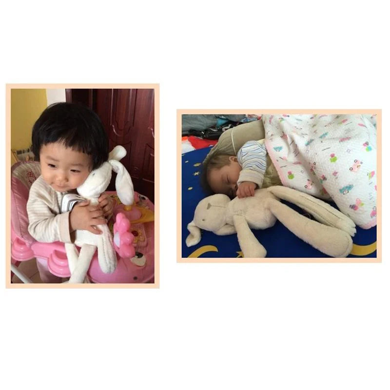 Cute Rabbit Doll Baby Soft Plush Toys Sleeping Crib