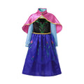 Elsa Anna Princess Costume Girls Frozen Style