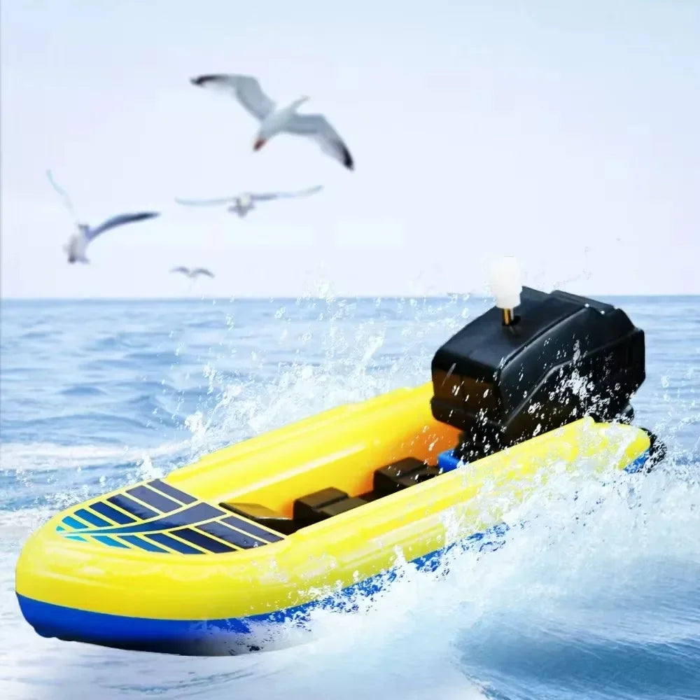 202 Speed Boat Clockwork Toys Ship Wind Up Toy Float Water Kids Bath