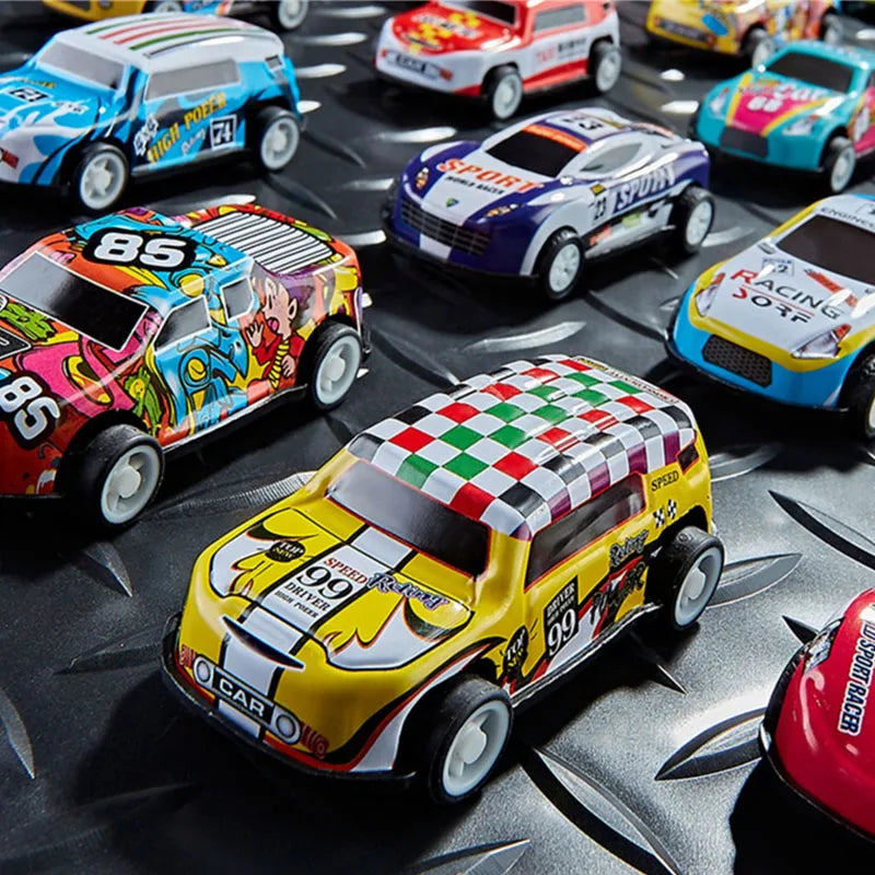 20 30 50Pcs Mini Car Set Inertia Vehicles