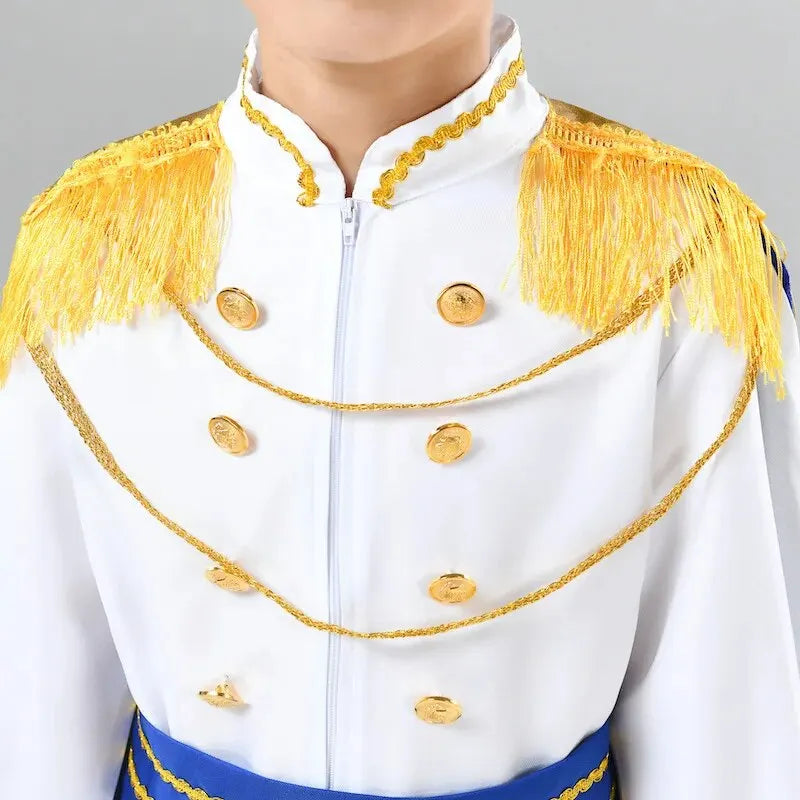 Royal Prince King Costume 7-Piece Medieval Set