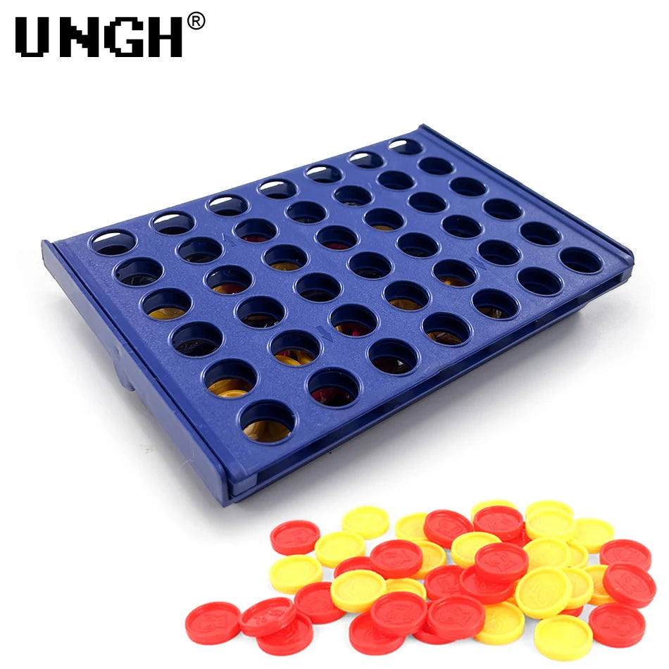 UNGH Four In A Row Bingo Chess Connect Classic Family Board Game Toys