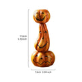 1PC Halloween Decor Retro Pumpkin Candlestick Resin