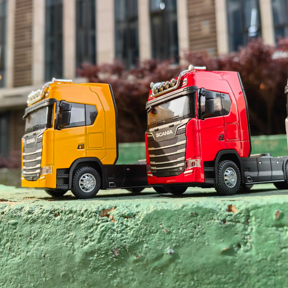 1 50 Alloy Diecast Truck Head Car Model Toys Simulation Engineering Transport