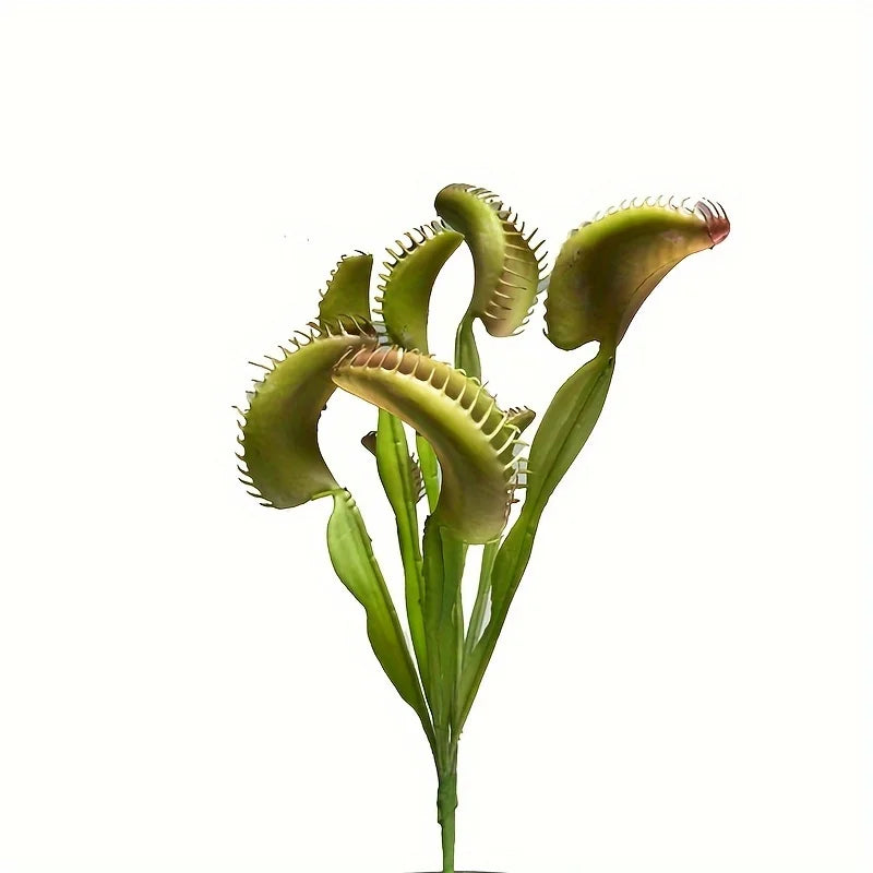 Lifelike Artificial Venus Flytrap Plant Halloween Decor
