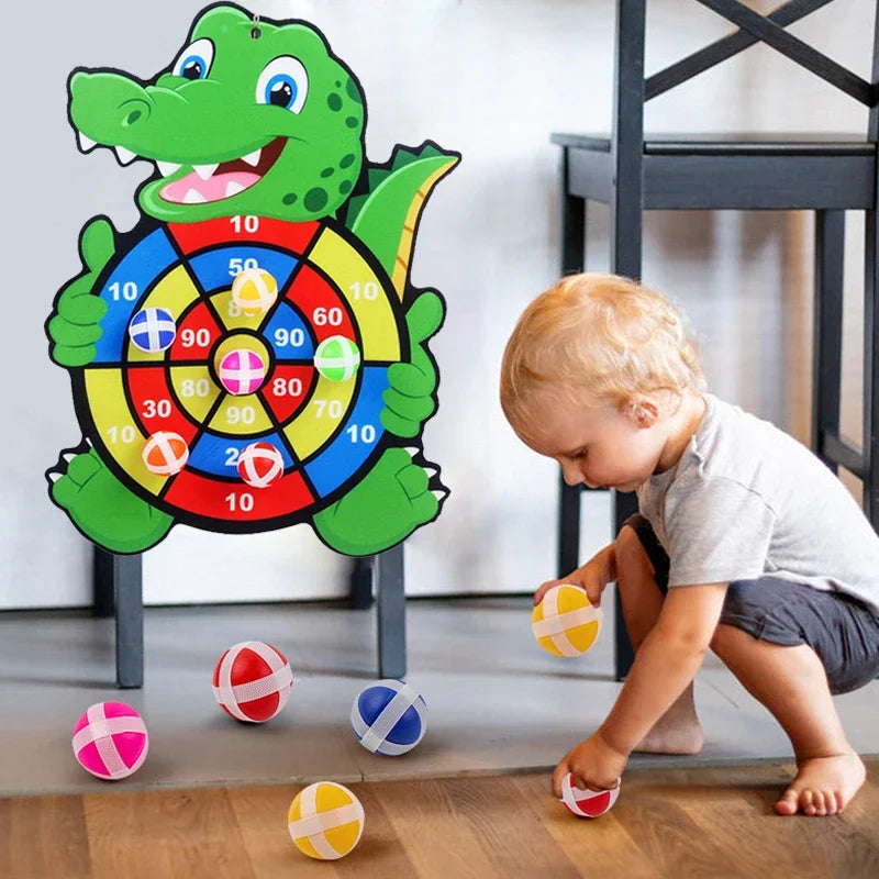 Educational Dart Board Game Sticky Ball