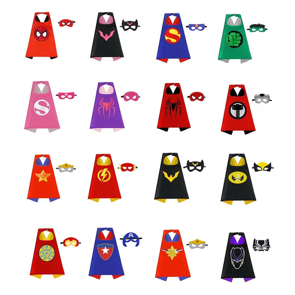 Superhero Capes Boy Girl Cartoon Dress Up Costumes Party Supplies Easter