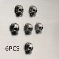 6Pcs Gothic Skull Stainless Steel Refrigerator Magnets