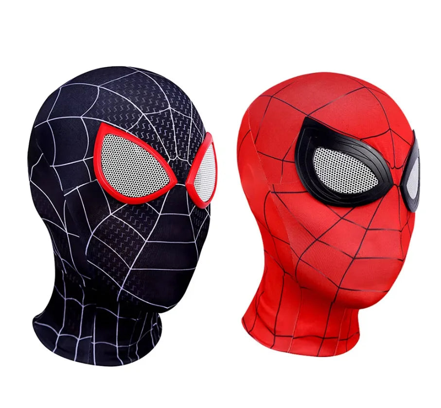 Movie Superhero Mask Costume Spider Lens Roleplay Hat Halloween Performance