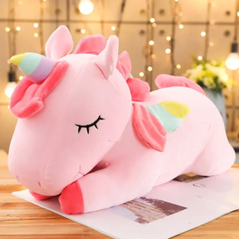 Kawaii Horse Plush 25 50cm Soft Stuffed Huggable Dolls Animal Toys Birthday