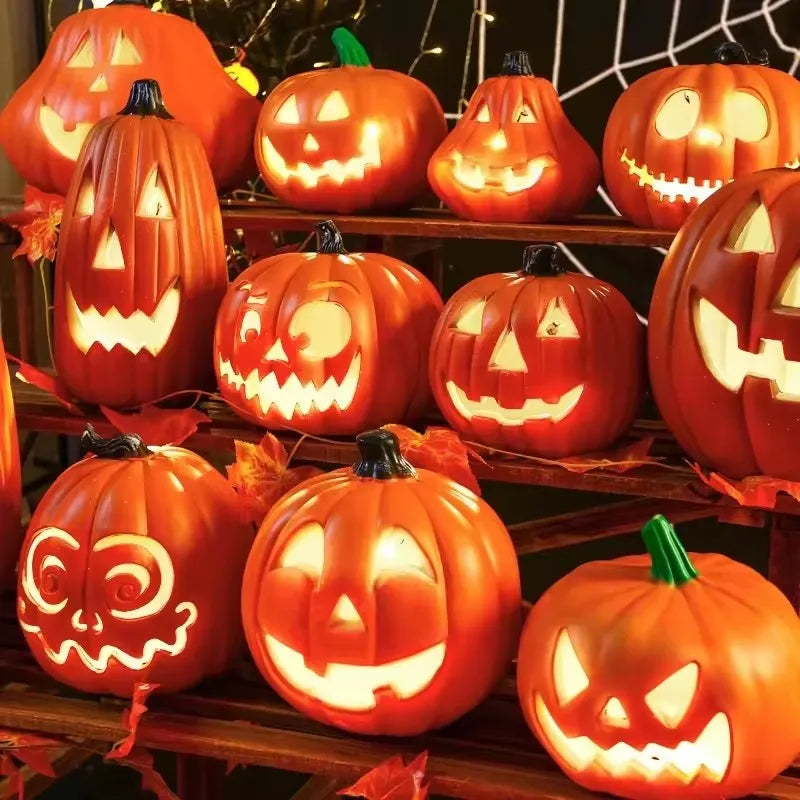 1Pc Decorative Pumpkin Halloween Props Lantern Outdoor