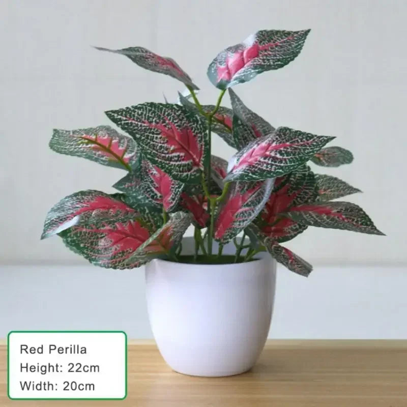 Artificial Plants Bonsai Fake Plants Home Decoration Accessories Plant Pot