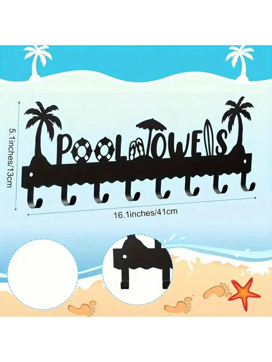 1pc Modern Metal Toilet Door Sign Stylish Thinking Room Wall Sculpture