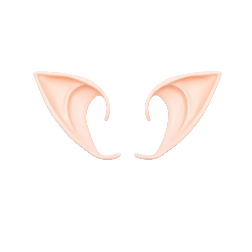 1pair Cosplay Fairy Elf Ears Soft Pointed Tips Anime Party Dress Up Costume