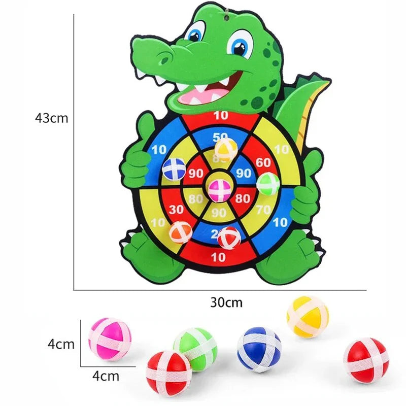 Educational Dart Board Game Sticky Ball