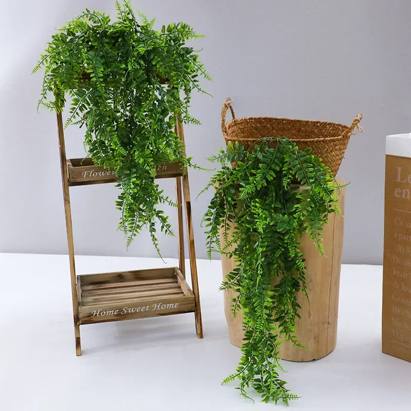 90cm Artificial Plant Vine Home Decoration Hanging Plastic Leaf Grass Garland