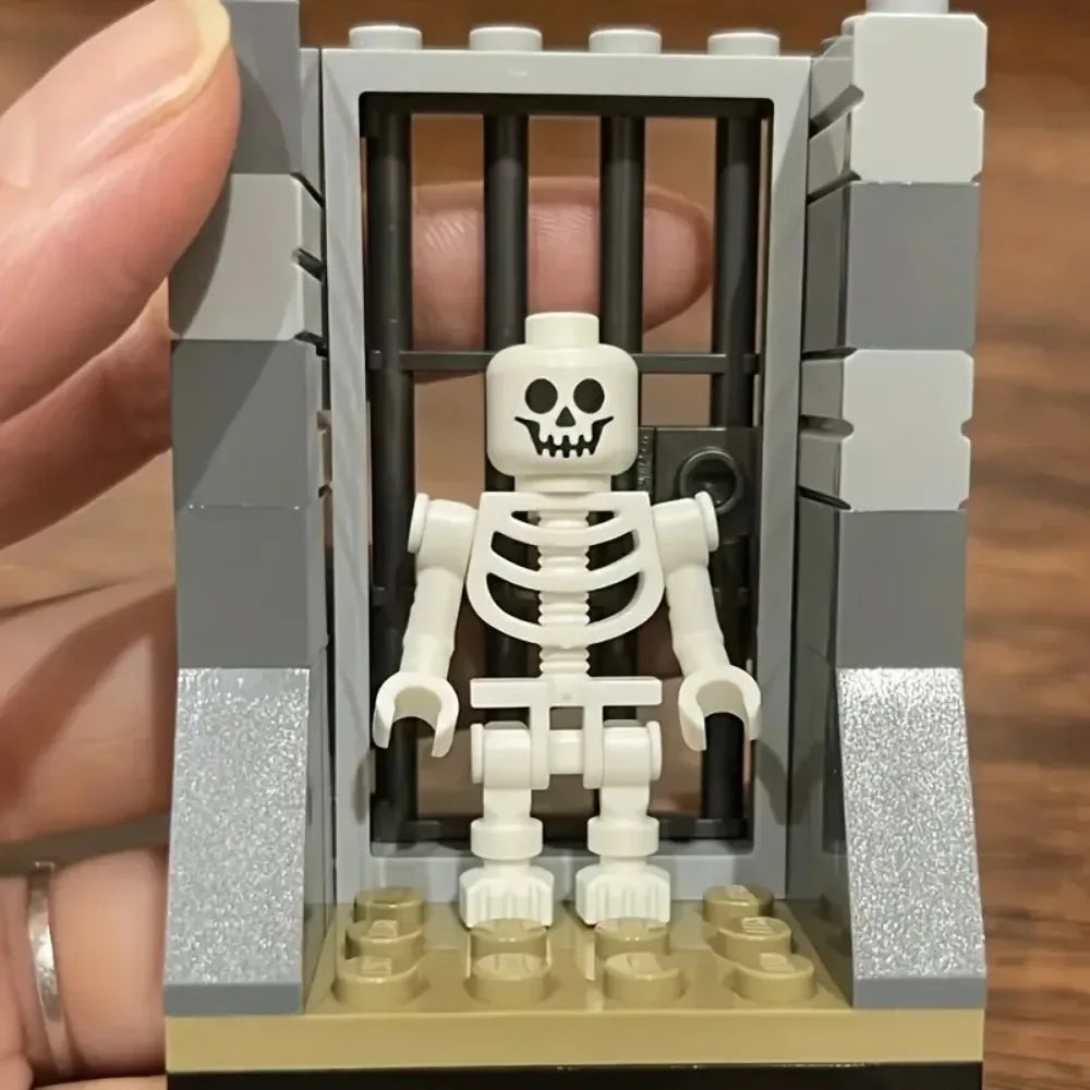 Skeleton Soldiers Building Blocks People Halloween Figures Mini Building Blocks