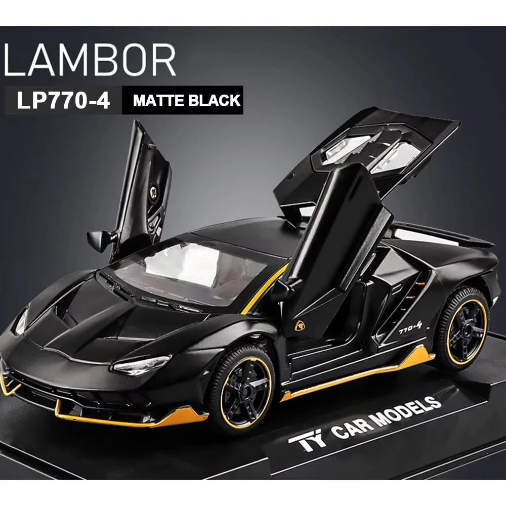 1 32 Cars Toys Auto Scale Lambor LP770 Diecast Model Alloy Toys Gift