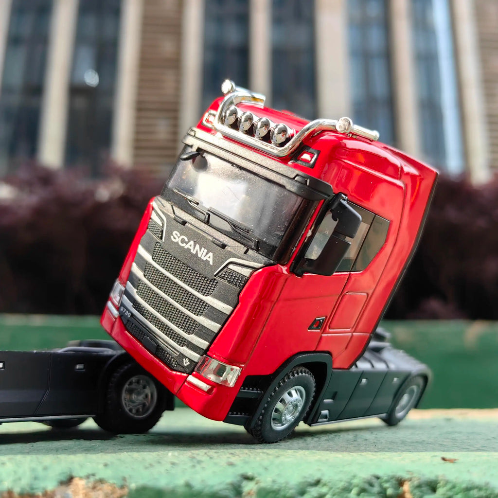 1 50 Alloy Diecast Truck Head Car Model Toys Simulation Engineering Transport