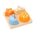 Montessori Wooden Building Blocks Color