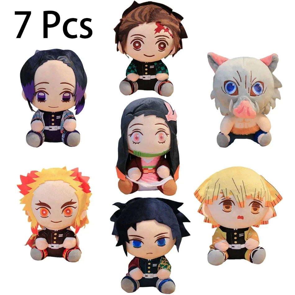 20cm Demon Slayer Plush Doll Anime Character Toy