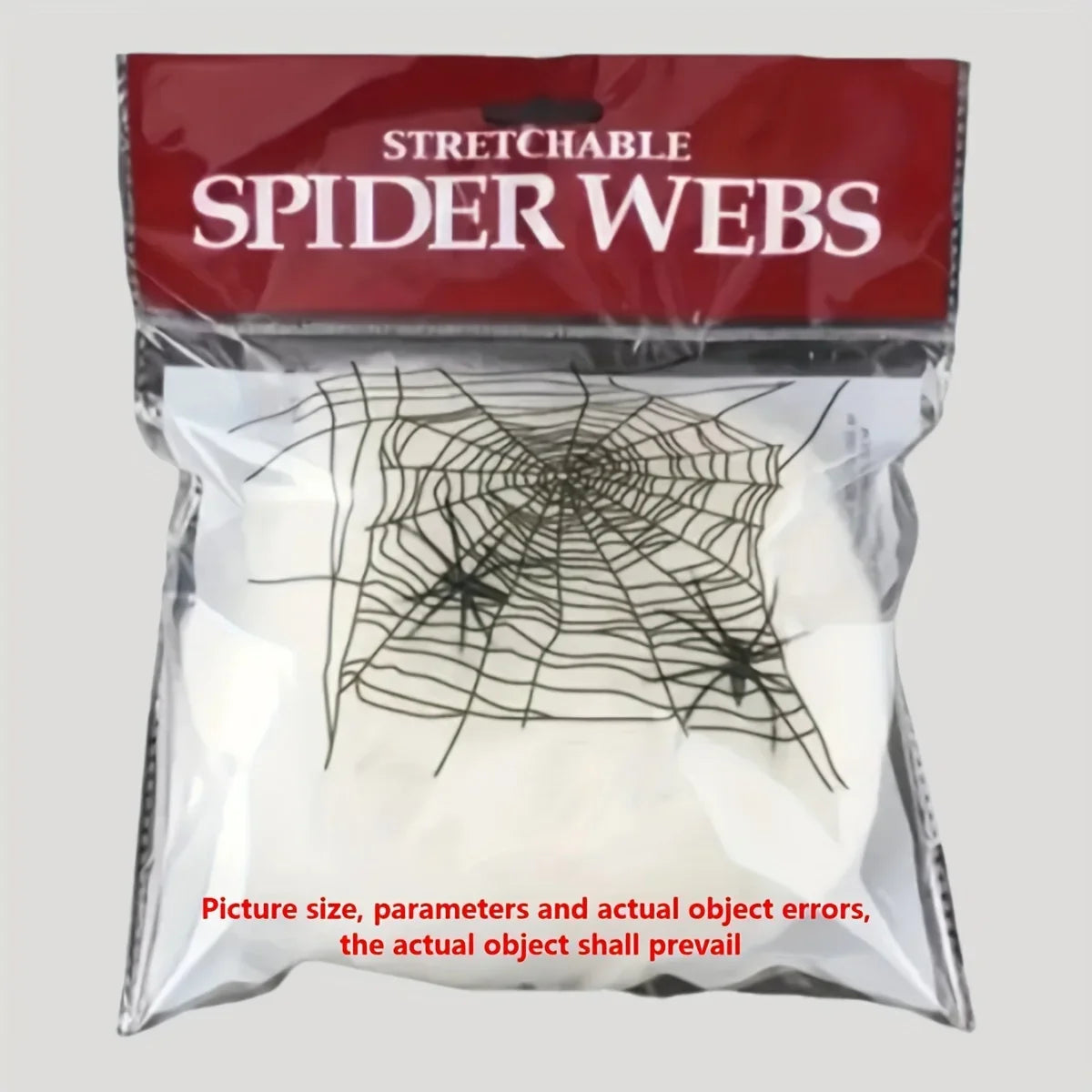 Stretchable Spider Webs 2 Spiders Each Party Supplies Halloween Cobweb Decorations
