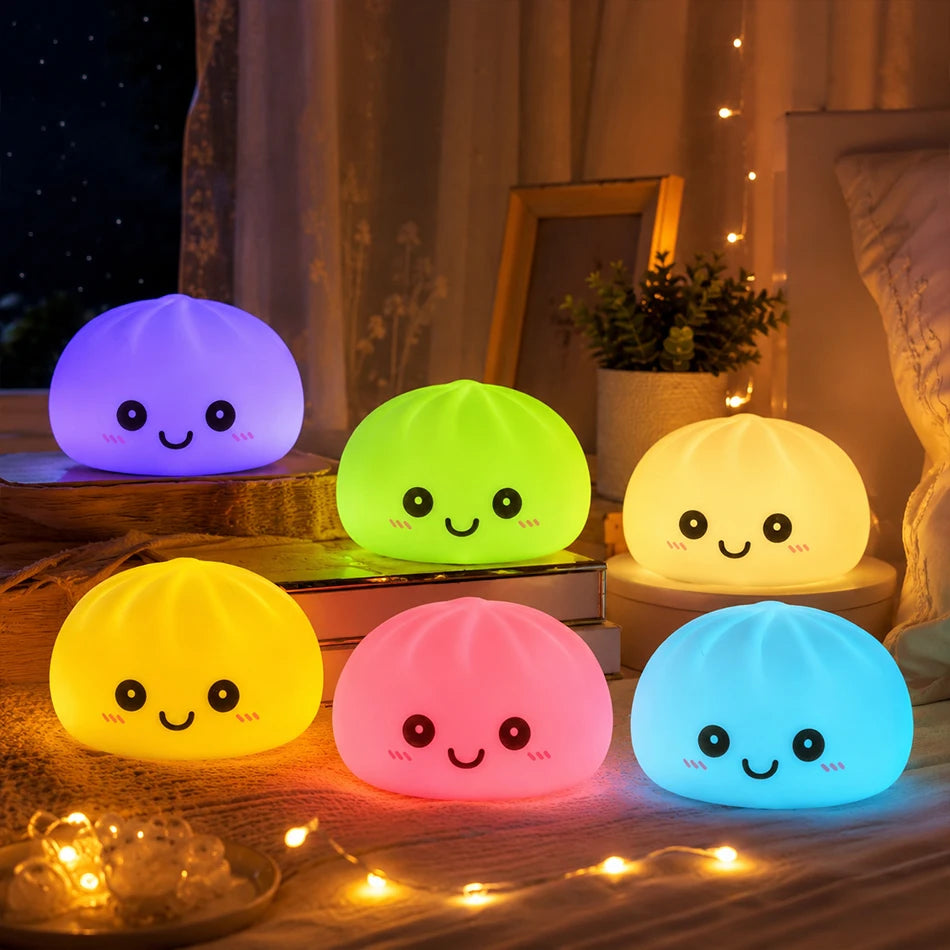 2027 New Dumpling Night Lights Glowing Desktop Ornament