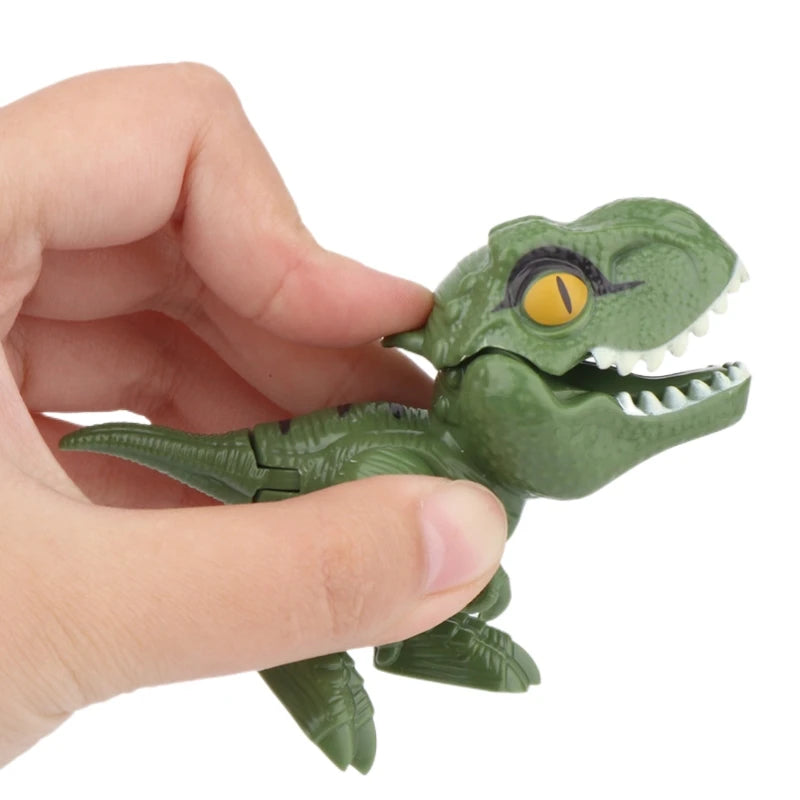 Jurassic Finger Dinosaur Triceratops Tyrannosaurus Model Toys Kids Creative