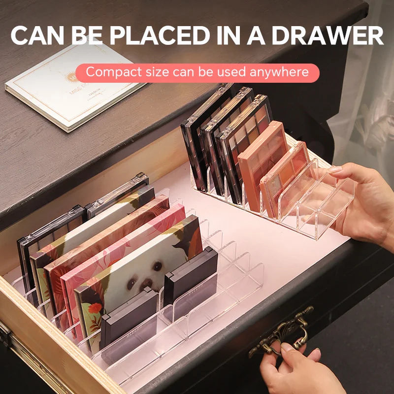 7 Compartment Makeup Organizer Desktop Eye Shadow