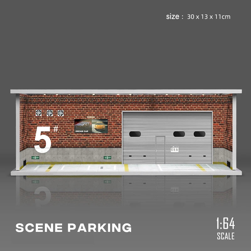1:64 Garage Scene Model Simulation Collection