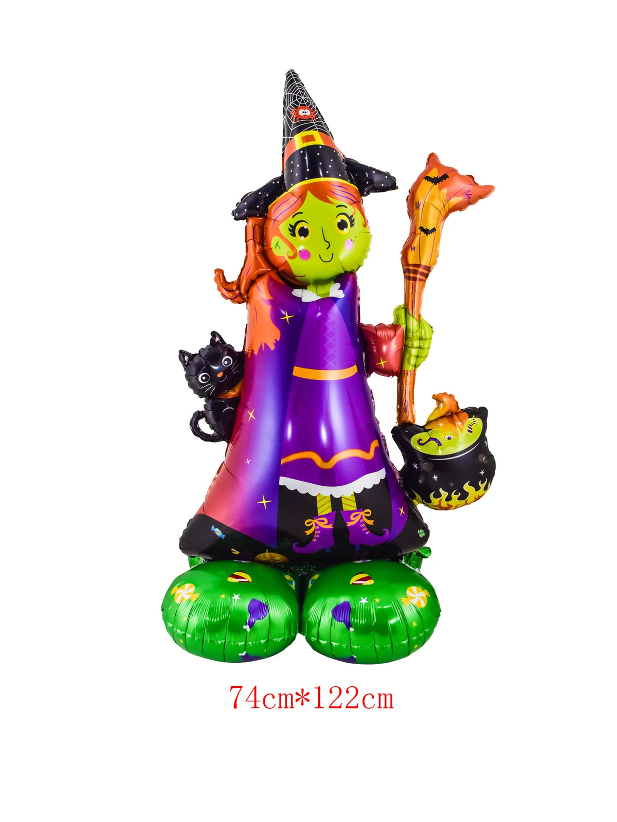 1set Giant Stand Pedestal Halloween Party Balloons Ghost Skull Pumpkin Tree