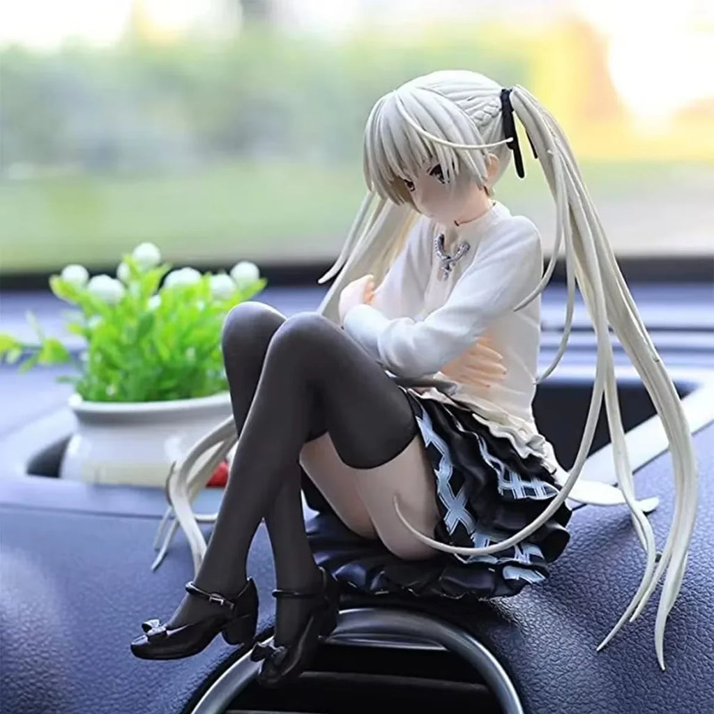 New 10cm Cute Anime Lady Doll with Rabbit Perfect Birthday Gift Home Decoration
