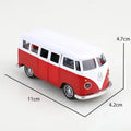 1:38 Classic Alloy T1 Bus Retro Exquisite Stylish Children's Toy