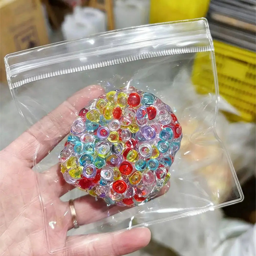 Ice Bead Squishy Ball Transparent Fidget Toy