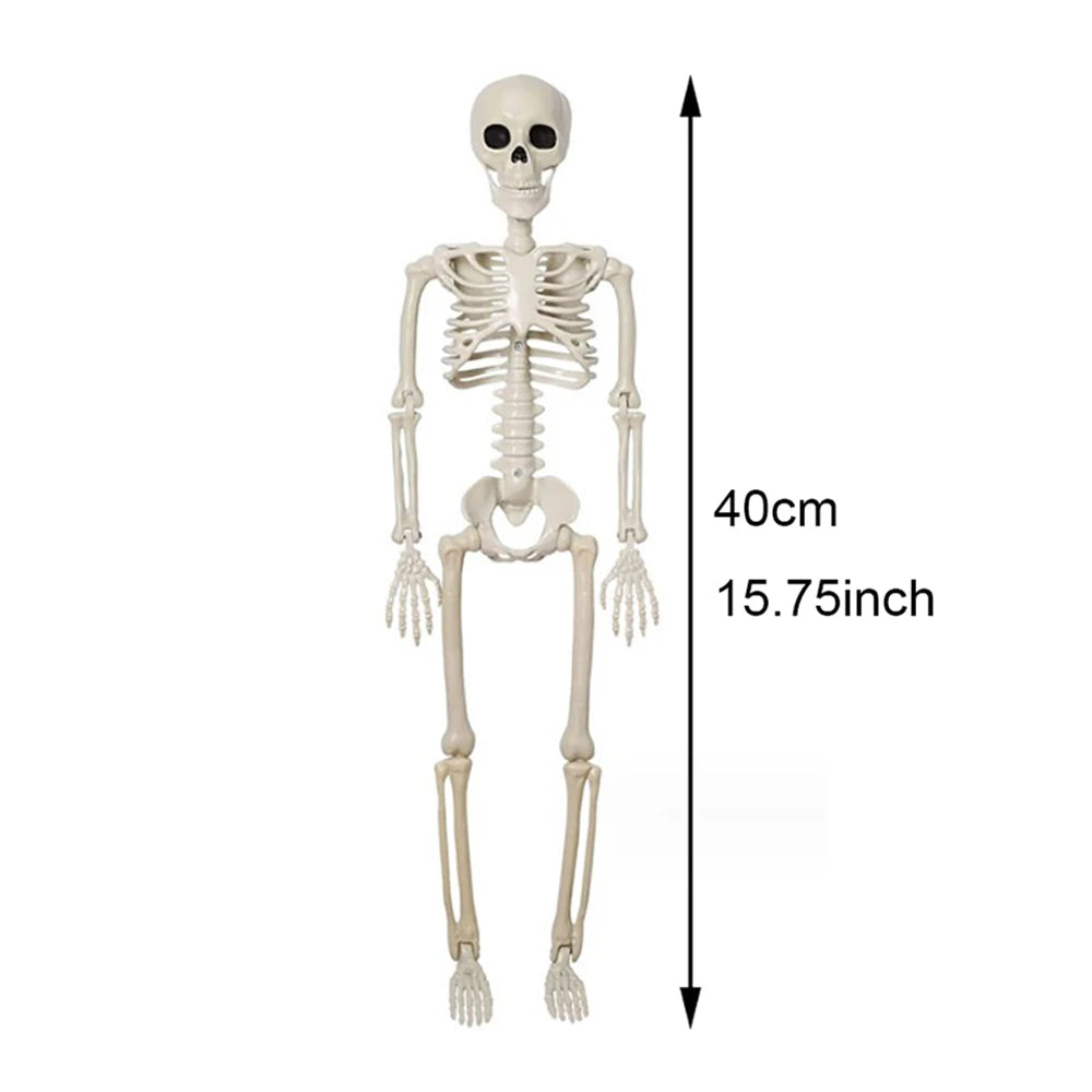 Halloween Decorations Skeleton Posable Statue